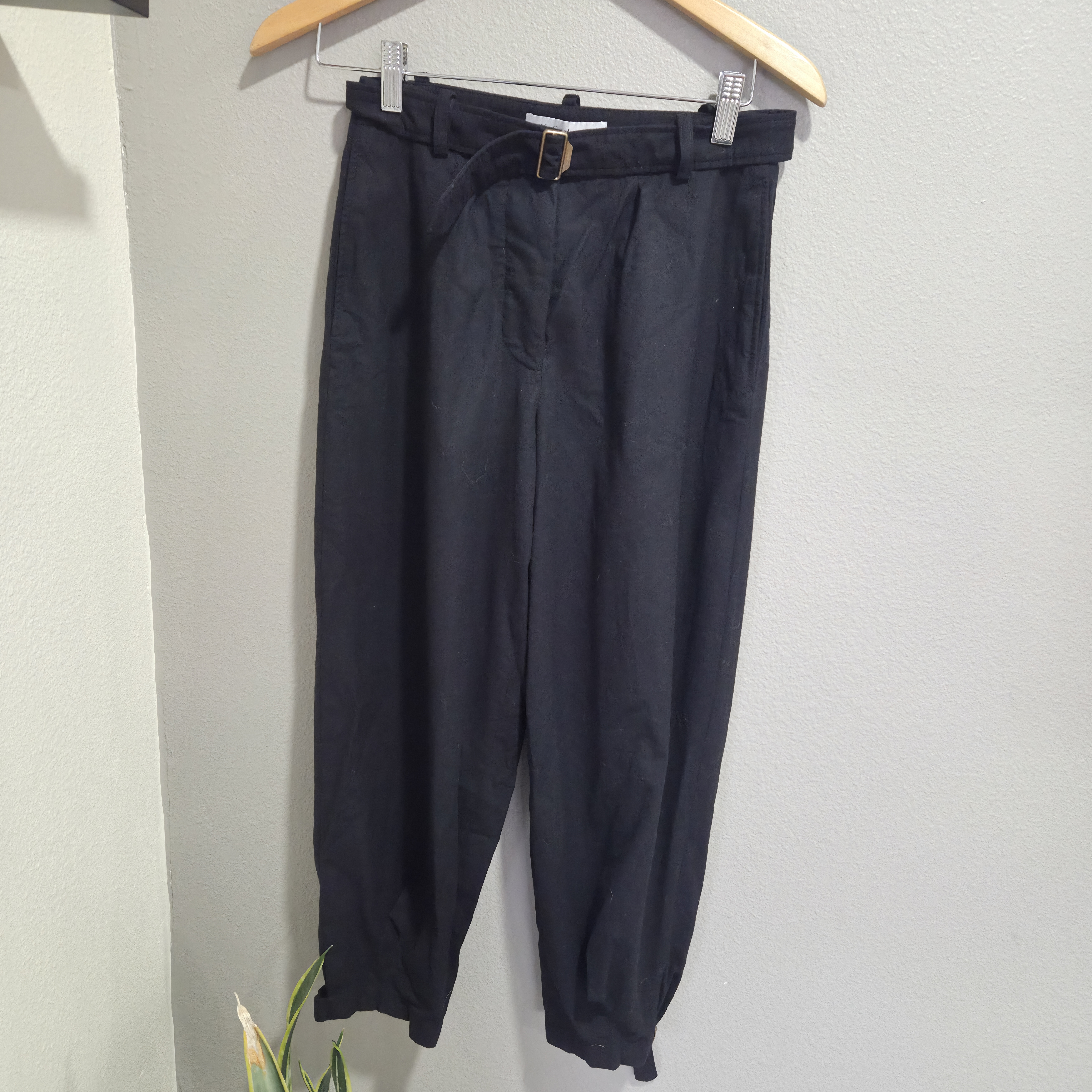 Yves Saint Laurent Black Capris